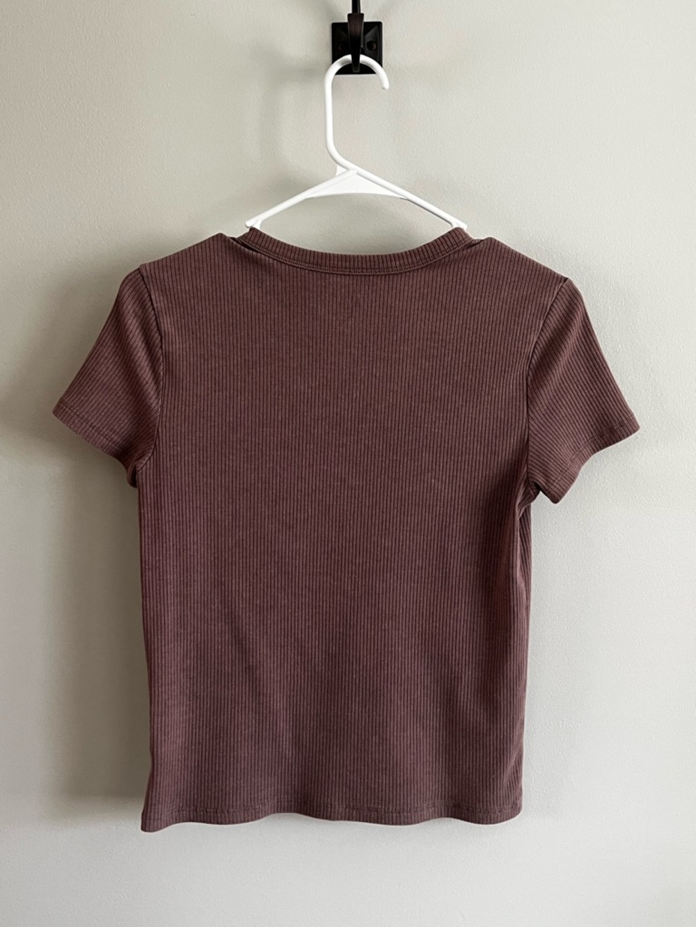 AE Ribbed Hey Baby Tee - Picture 3 of 6